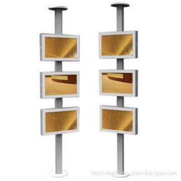 Floorstanding Outdoor 3 Screen Media Digital Signage Advertising Player